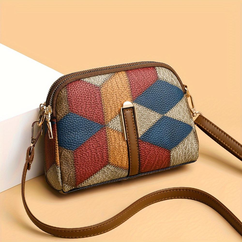Elora™ | Clio Mini Borsa a Tracolla Patchwork